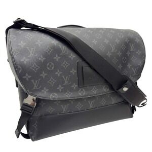 Louis Vuitton Messenger Voyage Black Handbag Shoulder Bag